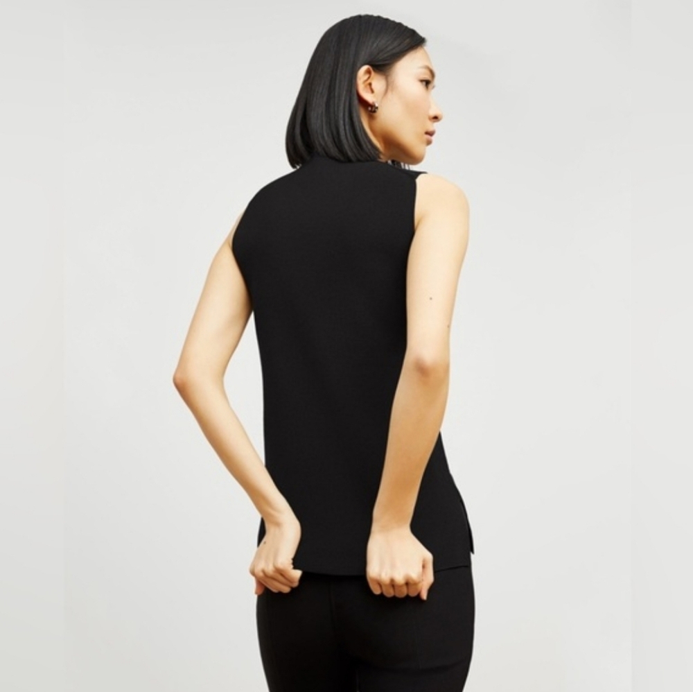 MM LAFLEUR Malki Black Jardigan Knit Top - Picture 3 of 10